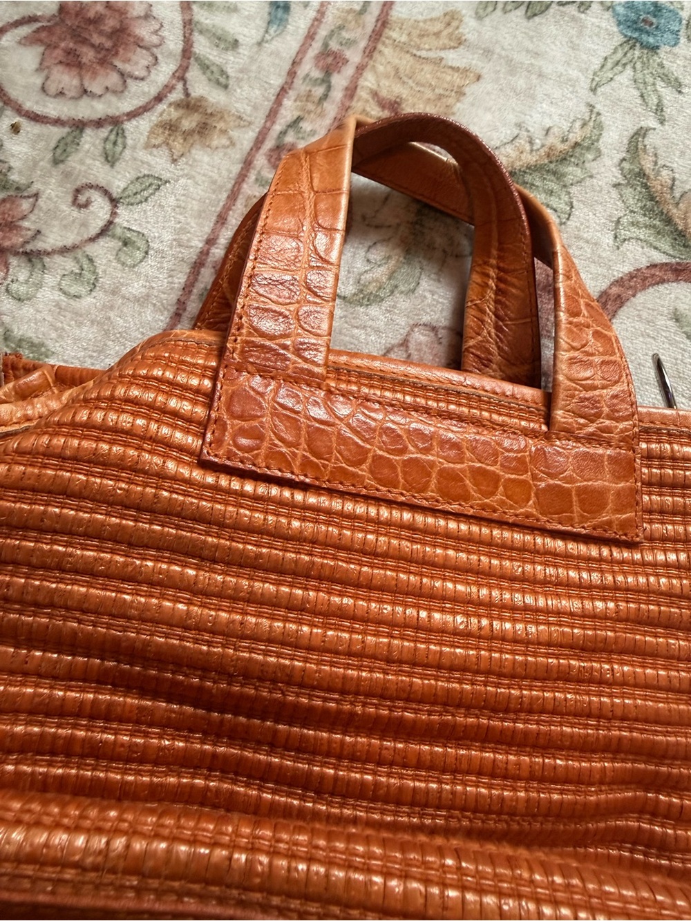 Furla Textured Leather Handbag - Picture 10 of 10